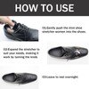 kupnos 2Pair Shoe Stretchers Women Men, Non-Slip Shoe Widener Expander