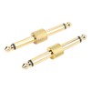 2PCS 6.35mm Effect Adapter Connector Noise Reduction Guitar Pedal Coulper
