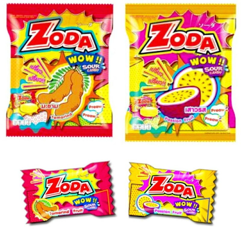 Passion Fruit Sweet & Sour Candy, (100 Counts), 8.81 Oz