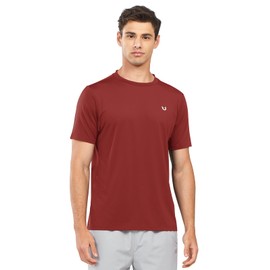 NORTHYARD Breathable 2.0™ Men's Athletic Workout T-Shirt REDOCHRE-L