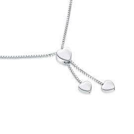 LSxAB Women Girls Heart Infinity Bracelet Endless Love Stainless Steel Adjustable Chain Bracelets Jewellery Gift