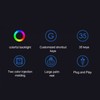 One Handed Keyboard Mouse Set Wired 35 Keys RGB Backlight