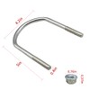 EZGO Heavy Duty Rear Leaf Spring U Bolt for RXV
