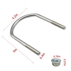 EZGO Heavy Duty Rear Leaf Spring U Bolt for RXV Gas Electric Golf Cart 603415