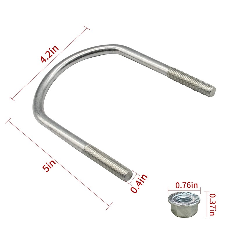EZGO Heavy Duty Rear Leaf Spring U Bolt for RXV