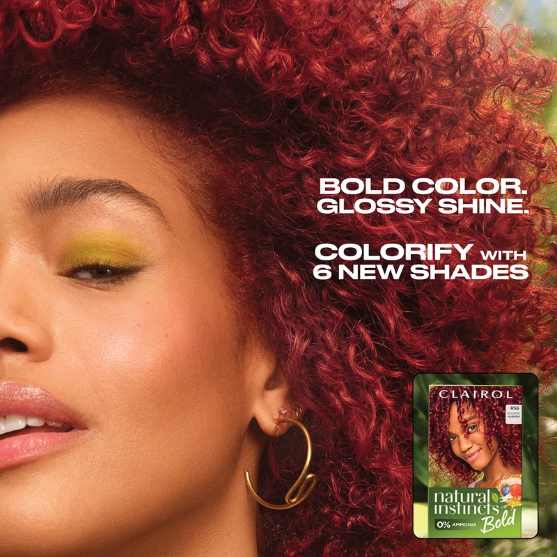 Clairol Natural Instincts Bold Permanent Hair Dye, BL28 Blue Black