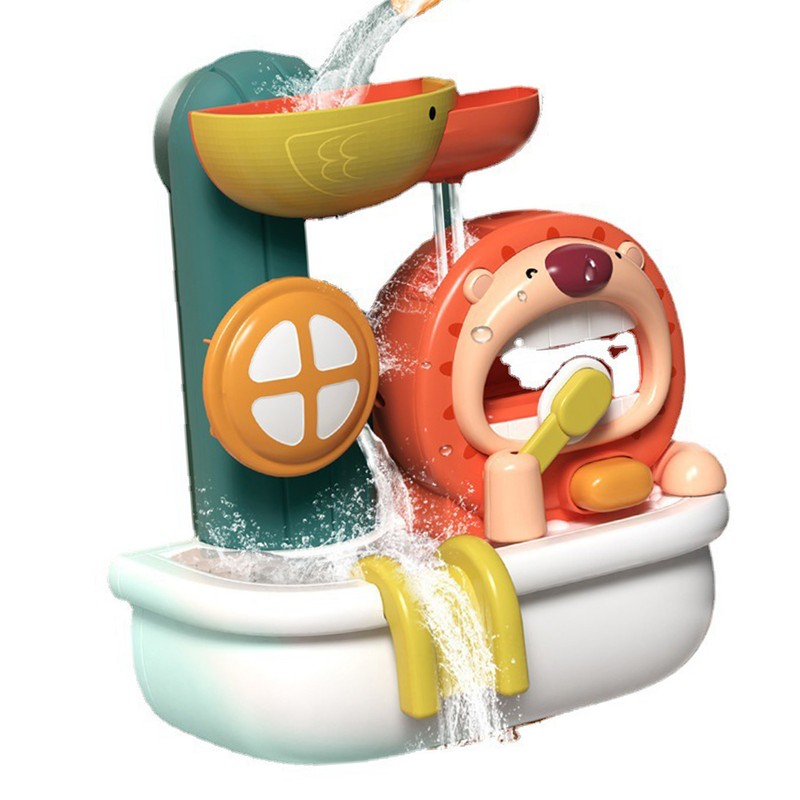 Bath Toy Shower Bubble Lion Suction Cup Summer Bathroom Playing