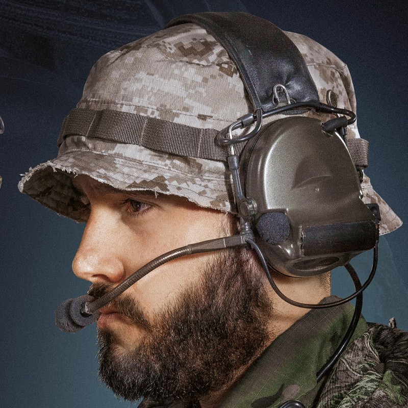 JinBling Tactical Headset with ptt,Z-Tactical C2 Airsoft Headset with U94-KEN