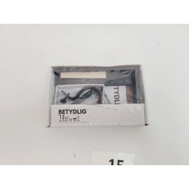 IKEA 1 IKEA Betydlig Wall Ceiling Curtain Rod Bracket Black Kit Model 602.172.28  NEW