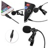 Generic 2pcs Portable Clip Microphone for Pc Phone Lavalier Computer