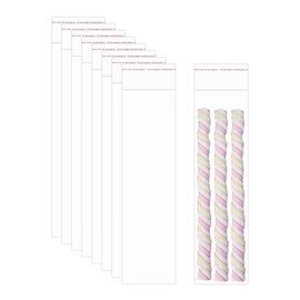 CinnanniC 3x11'' Long Clear Resealable Cellophane Bags, 200Pcs, Self Sealing Cello Bags for Pretzel Rods, Candies, Cookies, Crafts, Jewelry, Christmas