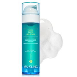 MAXCLINIC MAXCLINIC [K-Beauty] Blue Tansy Oil to Foam - All-in-One Korean Face Wash Oil Based Foaming Facial Cleanser - Excess Sebum & Oil Control - Makeup Deep Cleansing Oil for All Skin Types (3.88 fl oz)
