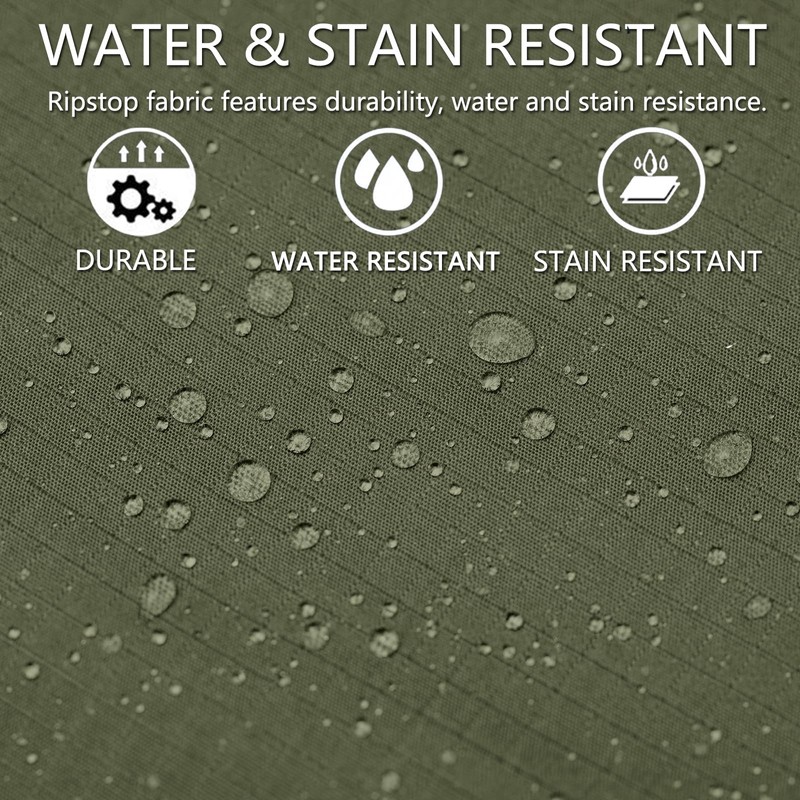 Hiwise Men's Stretch Tactical Pants Water Resistant Ripstop Cargo Pants