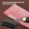 Leather Edge Polishing Tool Aluminum Alloy Trimming Tool for Thick