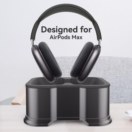 Smatree Headphone Stand for AirPods Max, Headset Holder with Auto-Sleep Mode, Aluminum Alloy Headphone Stand with Silicone Protective Pad, Solid Base, AirPods Max Stand(No Charging Function!!!)