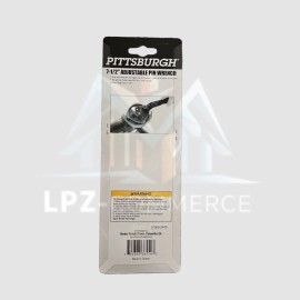 PITTSBURGH ADJUSTABLE PIN WRENCH FITS MOST GRINDER HUBS 3/8 IN TO 1-1/16 IN CARBON STEEL