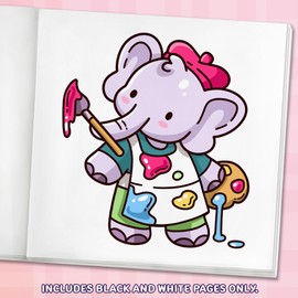 Cozy Animals: Bold and Easy Coloring Book for Adults and Teens with Cute and Simple Characters for Relaxation