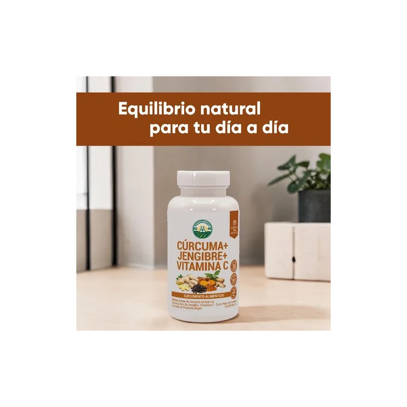 Curcuma Jengibre Vitamina Suplemento Pasiguaro