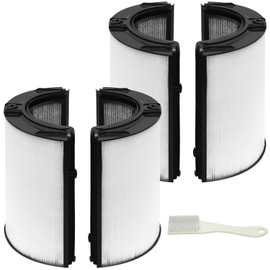 CHAMONNY 360° Combi Glass True HEPA + Carbon TP07 Filter, Compatible with Dyson TP07 TP10 TP06 HP06 TP04 HP04 PH02 PH01 PH03 PH04 HP09 TP09 HP07 HP10 Air Purifier, Part No. 970341-01, 2Pack