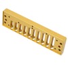 Dilwe Harmonica Comb, Metal Harmonica Comb 10-Hole Blues Harp Comb