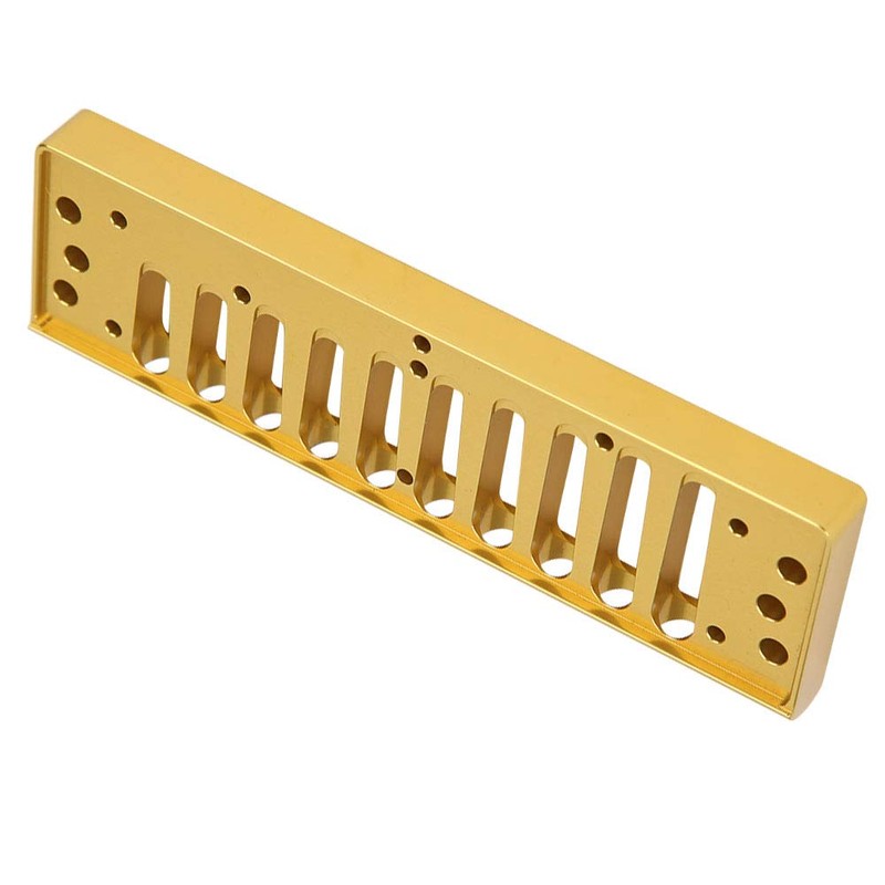 Dilwe Harmonica Comb, Metal Harmonica Comb 10-Hole Blues Harp Comb