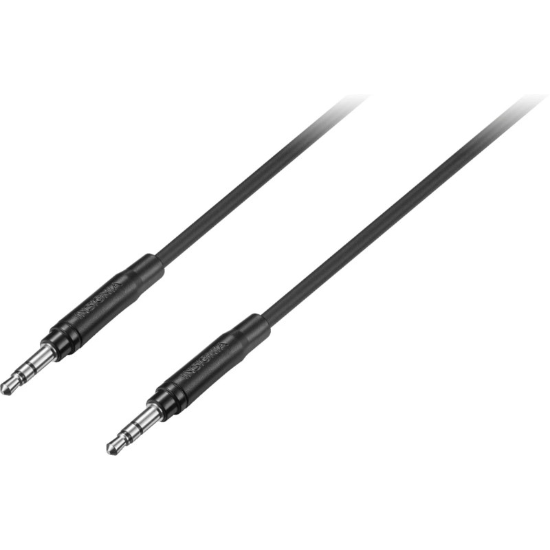 Insignia- 6' 3.5mm Audio Cable - Black