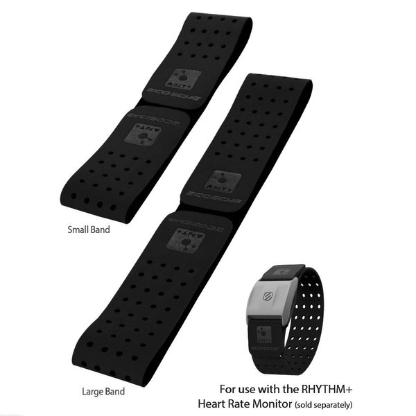 Scosche Rhythm+ Replacement Strap - Black Strap for Scosche Rhythm+ Optical Heart Rate Monitor Armband