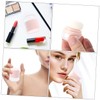 Mobestech 4pcs Portable Loose Powder Holder with Puff Lightweight Travel