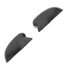 1 Pair Carbon Fiber Ox Horn Rearview Side Glass Mirror