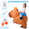 Inflatable Capybara Costume for kids Cosplay Party Ride on Animal