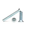 M4 (4mm x 70mm) Phillips Countersunk Machine Screws Flat Head