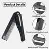 Wjelet 2PCS Folding Beard Combs, Portable Folding Combs for Men,