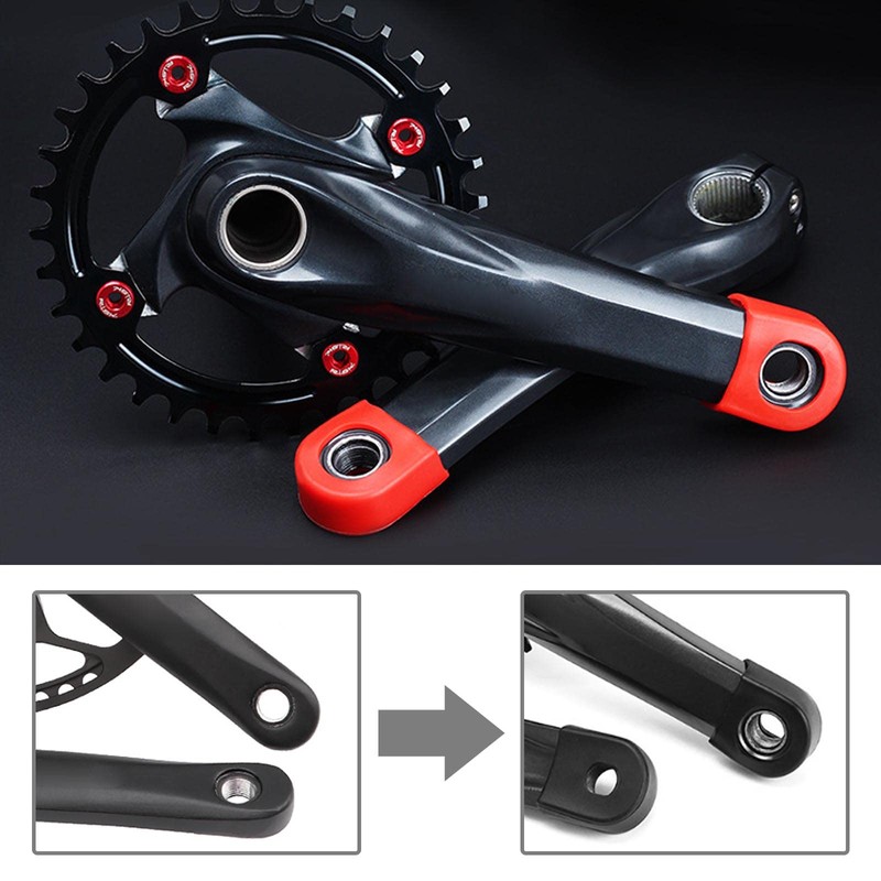 VGOL 3 Pair Bicycle Crank Arm Protector Sets Bicycle Crankset