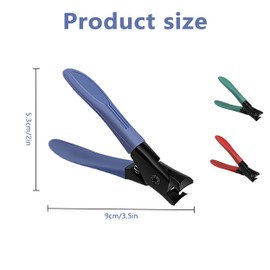 Senshuomy Nail Clipper, Made with Heavy Duty Stainless Steel for Thick Nails Start Makers Toenail Clippers Wide Jaw Nail Cutter Heavy Duty Nail Clipper Sharp Curved Toe Nail Clippers (Blue)