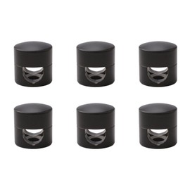 INCREWAY Swag Hook for Chandelier Ceiling Lights Cable, 6PCS Lamp Hook for Fabric Electrical Cord Cable Hanging Pendant Lighting Fixtures, Black