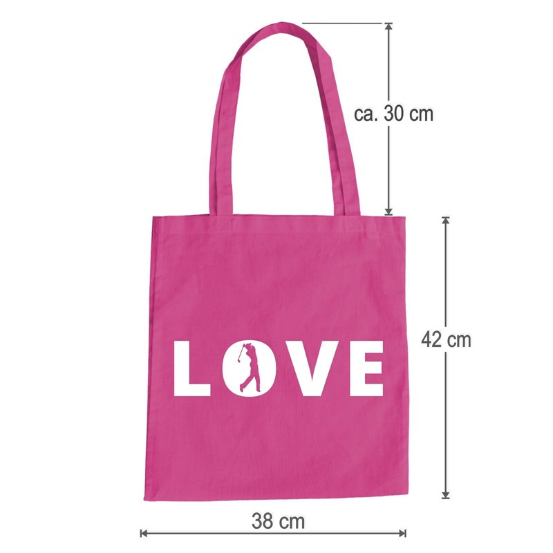 Love Golf Cotton Bag - Motion Golf Putten Tee Hole
