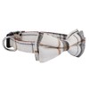 Faleela Soft &Comfy Bowtie Dog Collar,Detachable and Adjustable Bow Tie