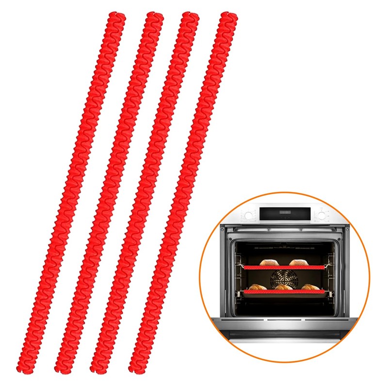 SDTC Tech 4-pack Silicone Oven Rack Shields 14 Inch Heat