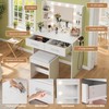 YESHOMY Vanity Desk with Mirror, Makeup Table with 2 Large