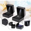 KEISIMI Luxury Ring Box with LED Light, Ring Box for