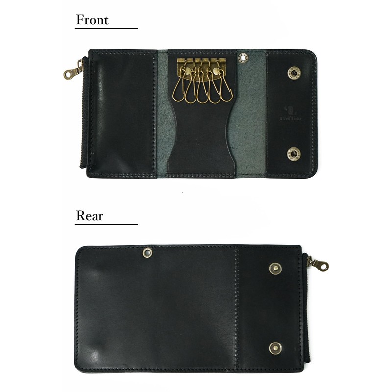 Proline Men's Key Case with Coin Purse, Tochigi Leather, Genuine