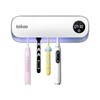 Takoo Toothbrush Cleaner, 4 Slots Wall Mounted Toothbrush Holder for