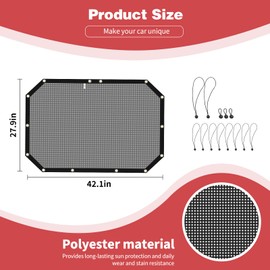 PDKLIN - Parasol de techo para Jeep JK, JKU de malla para bikini compatible con Jeep Wrangler JK 2007-2017, accesorios exteriores negros de 2 puertas