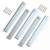 Neodymium Rectangular Pot Magnets 88 lbs Pulling Force 120x13.5x5mm Pack