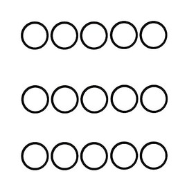 GULUANT 15 Pack Replacement Round Vacuum Belt for Eureka for Sanitaire S661 SC661 661 S-661 Upright Vacuums