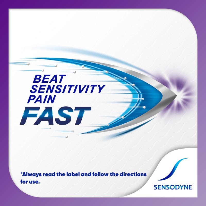 Sensodyne Toothpaste Rapid Relief for Sensitive Teeth 100g