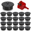 Covzoe 20 Pack Desk Grommet with Hole Saw, 2 Inch
