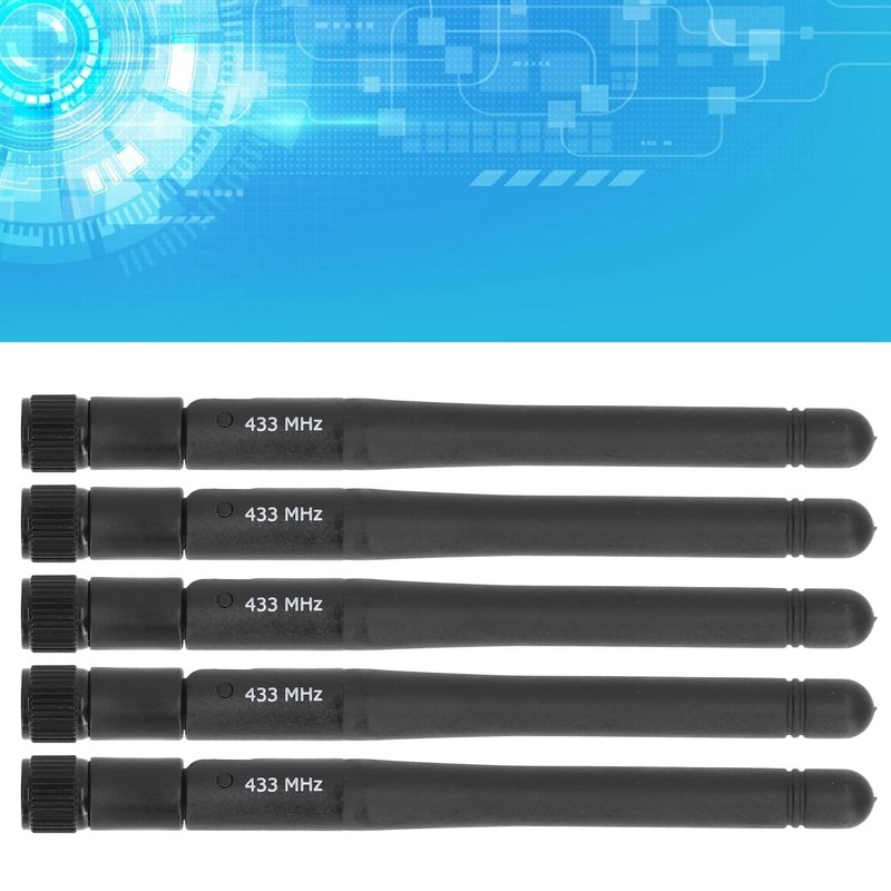 5pcs Antenna 423-433MHz SMA Male Omnidirectional Antenna for Wireless Communication