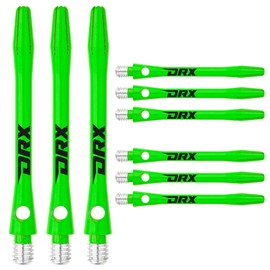 Red Dragon DRX Green Coated Aluminium Medium Shafts