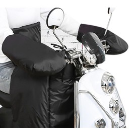 ITODA Motorcycle Handlebar Muffs Windproof Motorbike Hand Warmer Winter Fleece Thermal Cycling Gloves Outdoor Handle Mittens for Men Women Motorcycles Scooters Snowmobiles